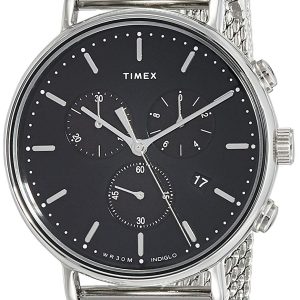 Timex TW2R61900 Svart/Stål Ø41 mm