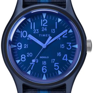 Timex TW2T25100 MK! Blå/Textil Ø40 mm