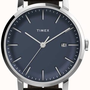 Timex TW2V36500 Midtown Blå/Läder Ø38 mm