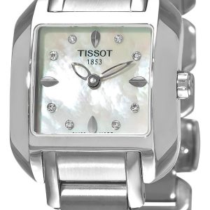 Tissot Damklocka T02.1.285.74 Vit/Stål Ø20 mm