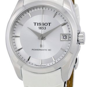 Tissot Damklocka T035.207.16.031.00 T-Trend Silverfärgad/Läder Ø32