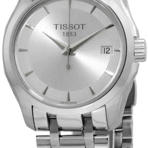 Tissot Damklocka T035.210.11.031.00 Couturier Silverfärgad/Stål