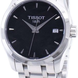 Tissot Damklocka T035.210.11.051.01 Couturier Svart/Stål Ø32 mm