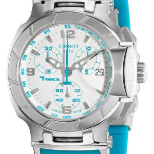 Tissot Damklocka T048.217.17.017.02 Vit/Gummi Ø36 mm