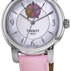 Tissot Damklocka T050.207.16.117.00 T-Lady Vit/Läder Ø35 mm