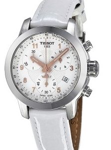 Tissot Damklocka T055.217.16.032.01 Silverfärgad/Läder Ø35 mm