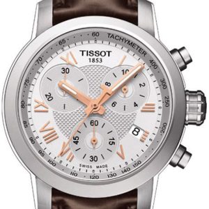 Tissot Damklocka T055.217.16.033.02 Silverfärgad/Läder Ø35 mm