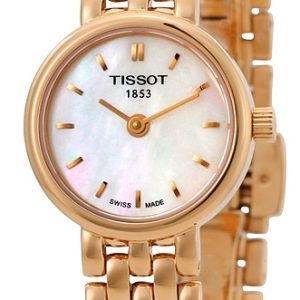 Tissot Damklocka T058.009.33.111.00 T-Lady Lovely Vit/Roséguldstonat