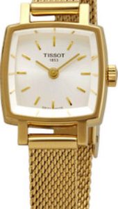 Tissot Damklocka T058.109.33.031.00 T-Lady Silverfärgad/Gulguldtonat