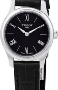 Tissot Damklocka T063.009.16.058.00 Tradition Svart/Läder Ø25 mm