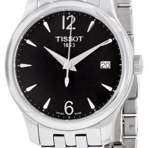 Tissot Damklocka T063.210.11.057.00 Tradition Lady Svart/Stål Ø33 mm