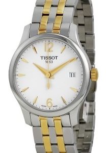 Tissot Damklocka T063.210.22.037.00 T-Race Touch Vit/Gulguldtonat