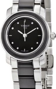 Tissot Damklocka T064.210.22.056.00 Svart/Keramik Ø28 mm