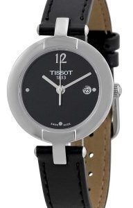 Tissot Damklocka T084.210.16.057.00 T-Trend Svart/Läder Ø28 mm