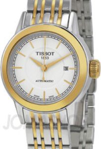 Tissot Damklocka T085.207.22.011.00 T-Classic Vit/Gulguldtonat stål