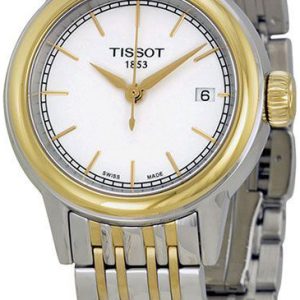 Tissot Damklocka T085.210.22.011.00 T-Classic Vit/Gulguldtonat stål