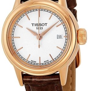 Tissot Damklocka T085.210.36.011.00 T-Classic Vit/Läder Ø29.5 mm