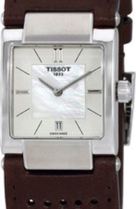 Tissot Damklocka T090.310.16.111.00 T-Trend Vit/Läder 31x23 mm