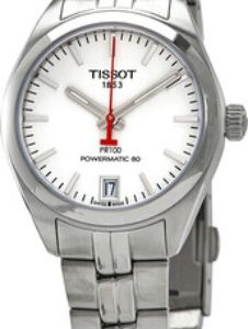 Tissot Damklocka T101.207.11.011.00 Pr 100 Vit/Stål Ø33 mm