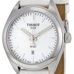 tissot damklocka t101.210.16.031.00 pr 100 lady silverfärgad/läder