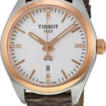 tissot damklocka t101.210.26.036.00 pr 100 lady silverfärgad/läder