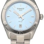 tissot damklocka t101.910.11.351.00 pr 100 grön/stål ø36 mm