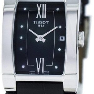 Tissot Damklocka T105.309.16.126.00 T-Lady Svart/Läder