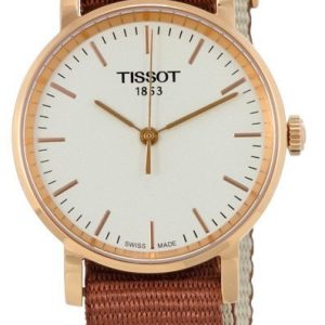 Tissot Damklocka T109.210.37.031.00 T-Classic Vit/Roséguldstonat