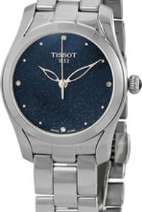 Tissot Damklocka T112.210.11.046.00 T-Wave Blå/Stål Ø30 mm