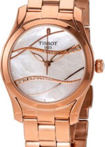 Tissot Damklocka T112.210.33.111.00 T-Wave Vit/Roséguldstonat stål