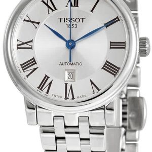 Tissot Damklocka T122.207.11.033.00 Carson Silverfärgad/Stål Ø30 mm