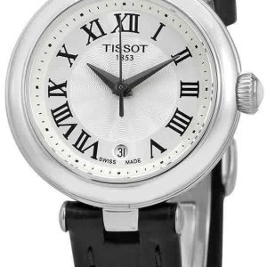 Tissot Damklocka T126.010.16.013.00 Bellissima Silverfärgad/Läder