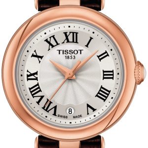 Tissot Damklocka T126.010.36.013.00 Bellissima Silverfärgad/Läder