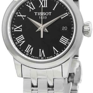 Tissot Damklocka T129.210.11.053.00 T-Classic Svart/Stål Ø28 mm