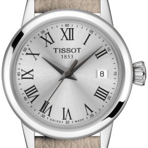 Tissot Damklocka T129.210.16.033.00 T-Classic Silverfärgad/Läder