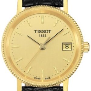 Tissot Damklocka T71.3.115.21 T-Gold Champagnefärgad/Läder Ø24 mm