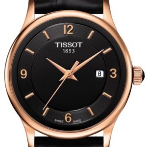 Tissot Damklocka T914.210.46.057.00 T-Gold Svart/Läder Ø30 mm