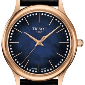 Tissot Damklocka T926.210.76.131.00 T-Gold Blå/Läder Ø31.8 mm