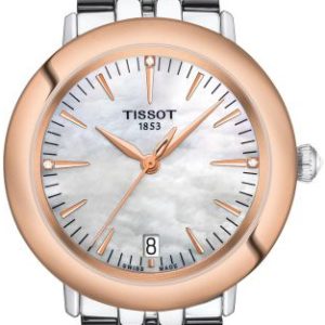 Tissot Damklocka T929.210.41.116.00 T-Gold Vit/Stål Ø33 mm