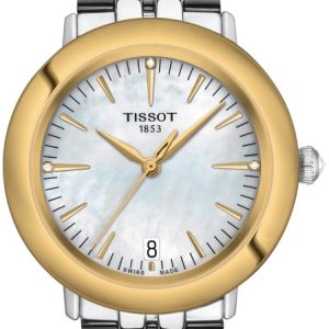 Tissot Damklocka T929.210.41.116.01 T-Gold Vit/Stål Ø33 mm