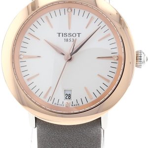 Tissot Damklocka T929.210.46.266.00 T-Gold Antikvit/Läder Ø33 mm