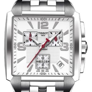 Tissot Herrklocka T005.517.11.277.00 T-Trend Quadrato Vit/Stål