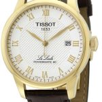 tissot herrklocka t006.407.36.263.00 le locle beige/läder ø39.3 mm