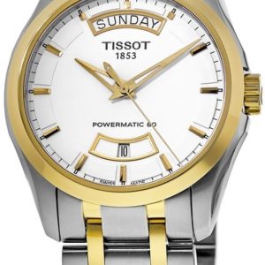 Tissot Herrklocka T035.407.22.011.01 T-Trend Vit/Gulguldtonat stål