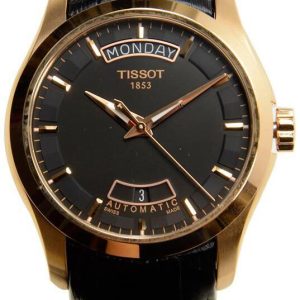 Tissot Herrklocka T035.407.36.051.00 Svart/Läder Ø39 mm