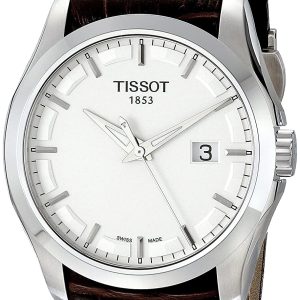 Tissot Herrklocka T035.410.16.031.00 Silverfärgad/Läder Ø39 mm