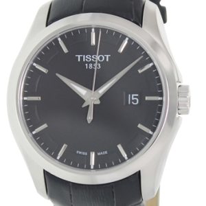 Tissot Herrklocka T035.410.16.051.00 Svart/Läder Ø41 mm