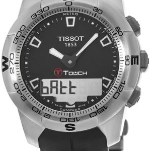 Tissot Herrklocka T047.420.17.051.00 Svart/Gummi Ø43 mm