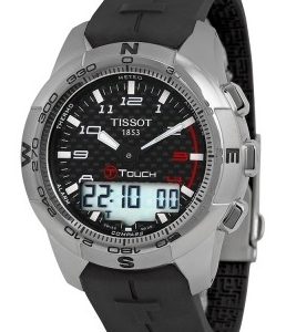 Tissot Herrklocka T047.420.47.207.00 Svart/Gummi Ø42.7 mm