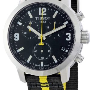 Tissot Herrklocka T055.417.17.057.01 PRC 200 Svart/Textil Ø42 mm